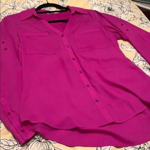 Purple or magenta express Portofino shirt medium